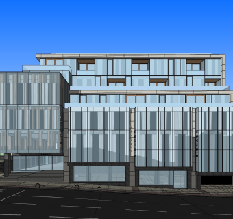 现代办公建筑高层办公楼